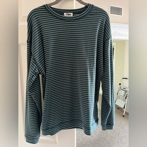 Pulse Striped Long Sleeve Shirt NWOT Super Stretchy